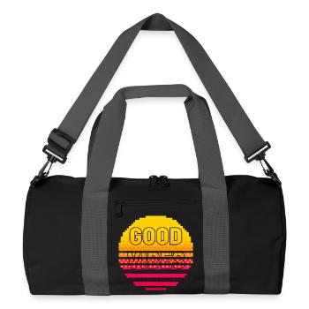Positive attitude - Sac de sport recyclé - noir/gris graphite - Devant
