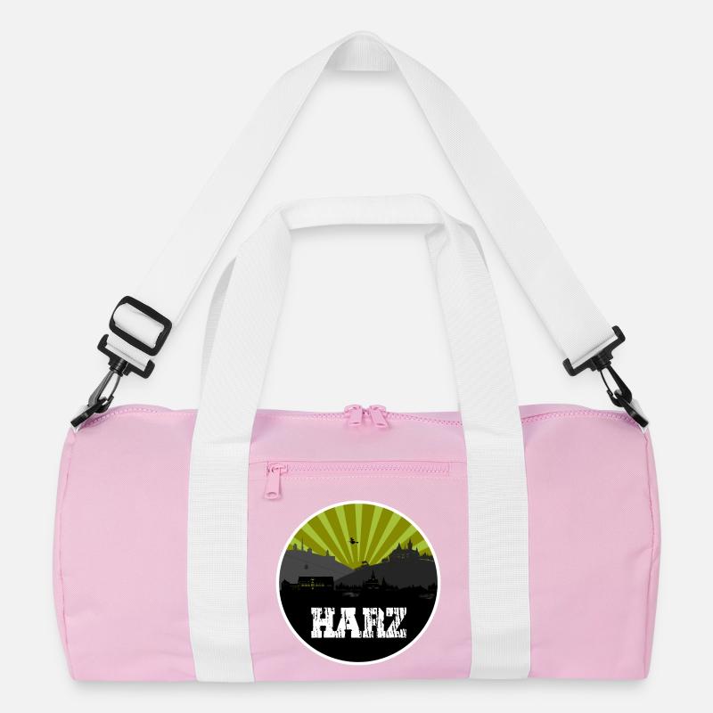 Harz Retro Skyline Recycelte Duffel Bag