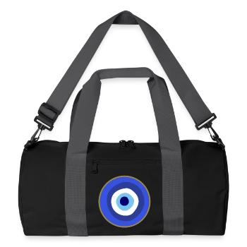 Evil Eye - Recycled Duffel Bag - black/graphite grey - Front