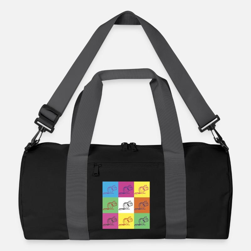 Eichhörnchen Design Recycelte Duffel Bag