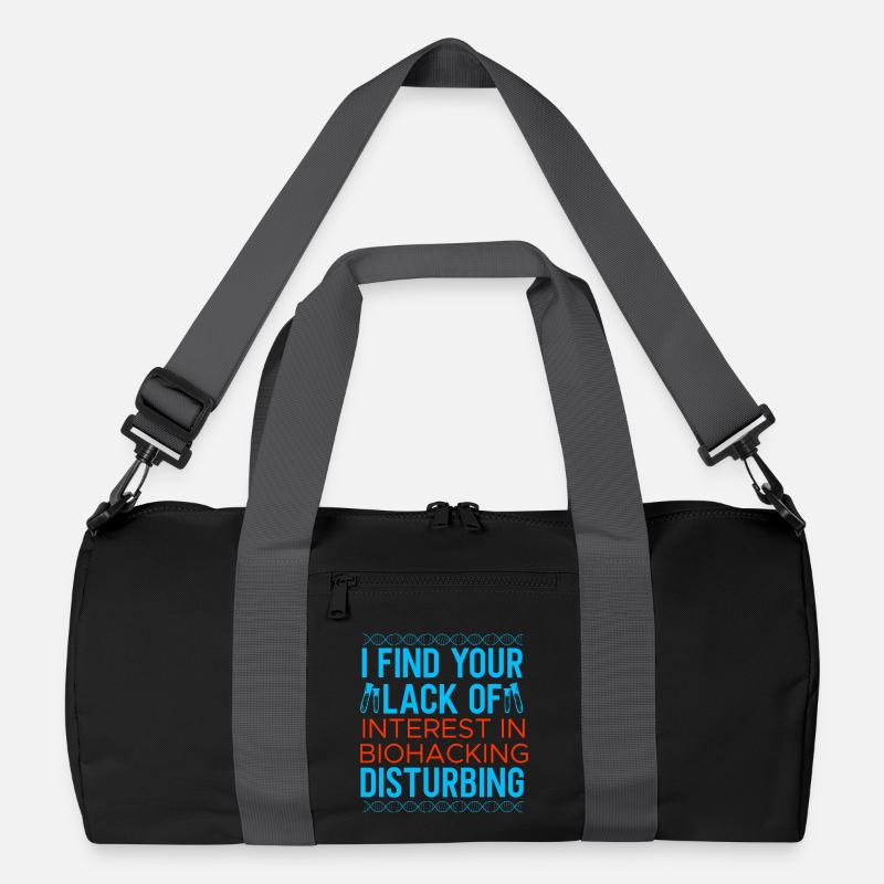 Biohacking Design Recycelte Duffel Bag
