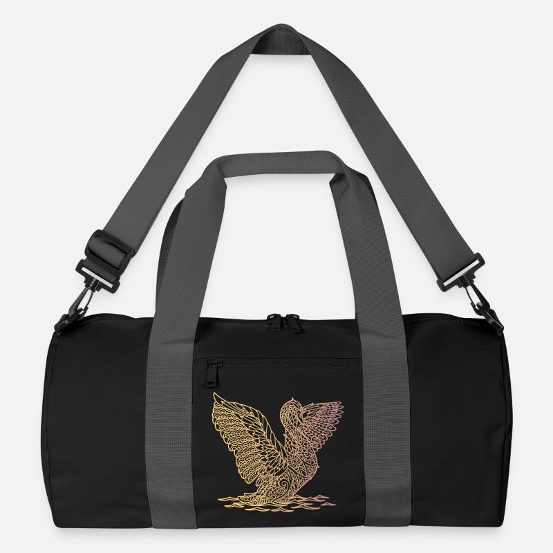 landender Schwan Recycelte Duffel Bag