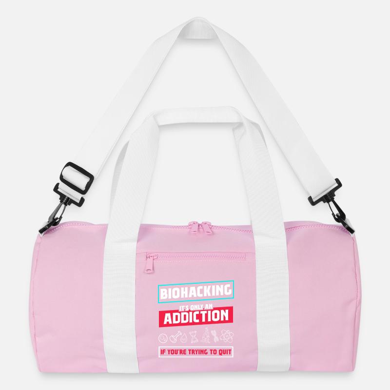 Biohacking ist nur eine Sucht Recycelte Duffel Bag
