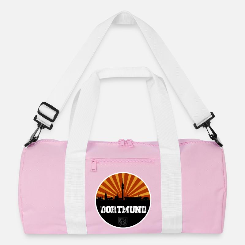 Dortmund Skyline Retro Recycelte Duffel Bag