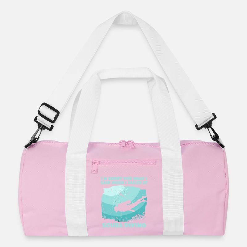 Scuba Diver Ocean Diver Recycled Duffel Bag