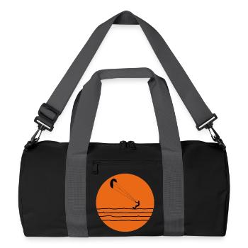 Kitesurfing - Recycled Duffel Bag - black/graphite grey - Front