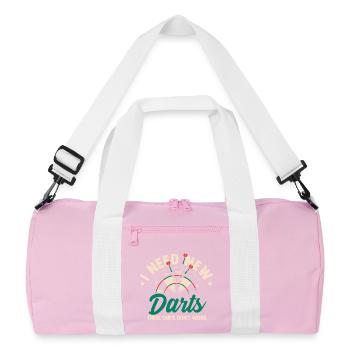 Dart Dartsport Design - Recycelte Duffel Bag - Rosa/Weiß - Vorne