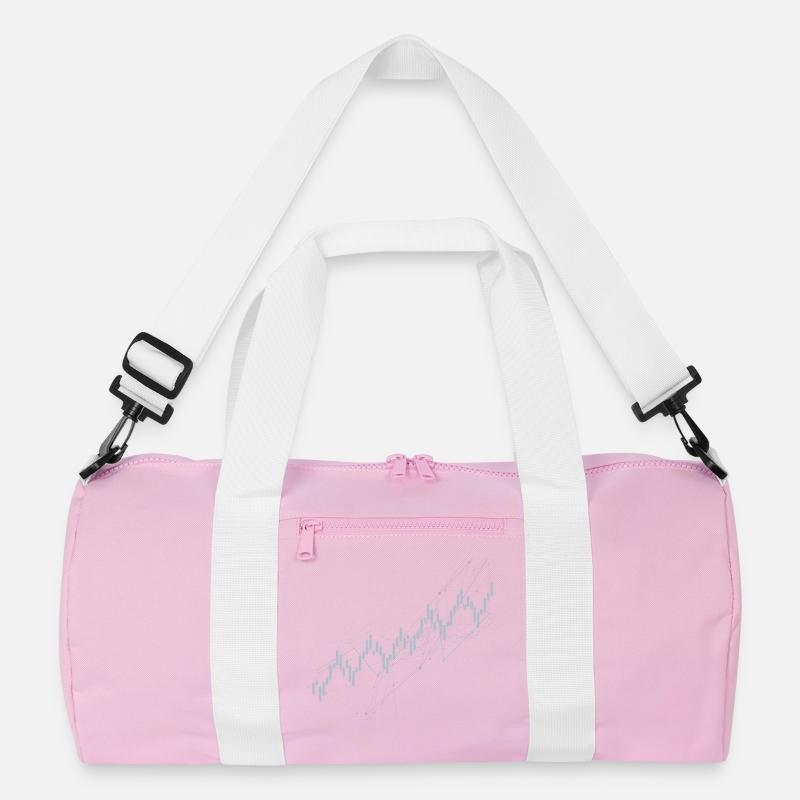 Candlestick-Diagramm Recycelte Duffel Bag