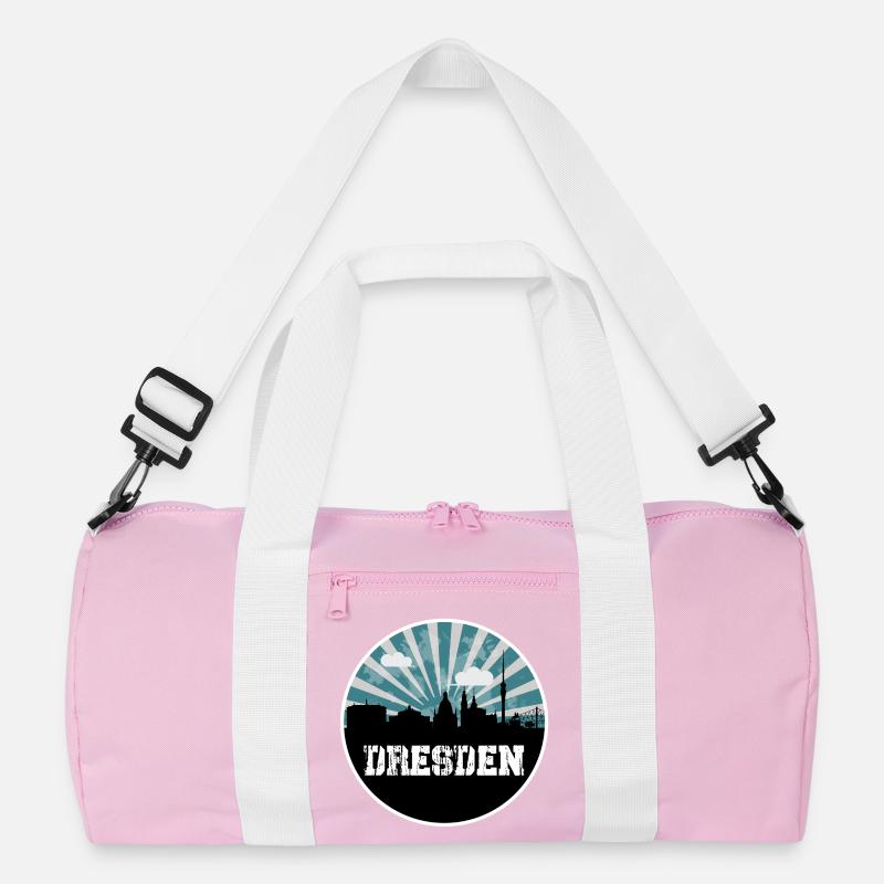 Dresden Blue Hour Skyline Recycelte Duffel Bag