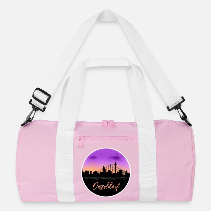 Düsseldorf Fine Skyline Recycelte Duffel Bag