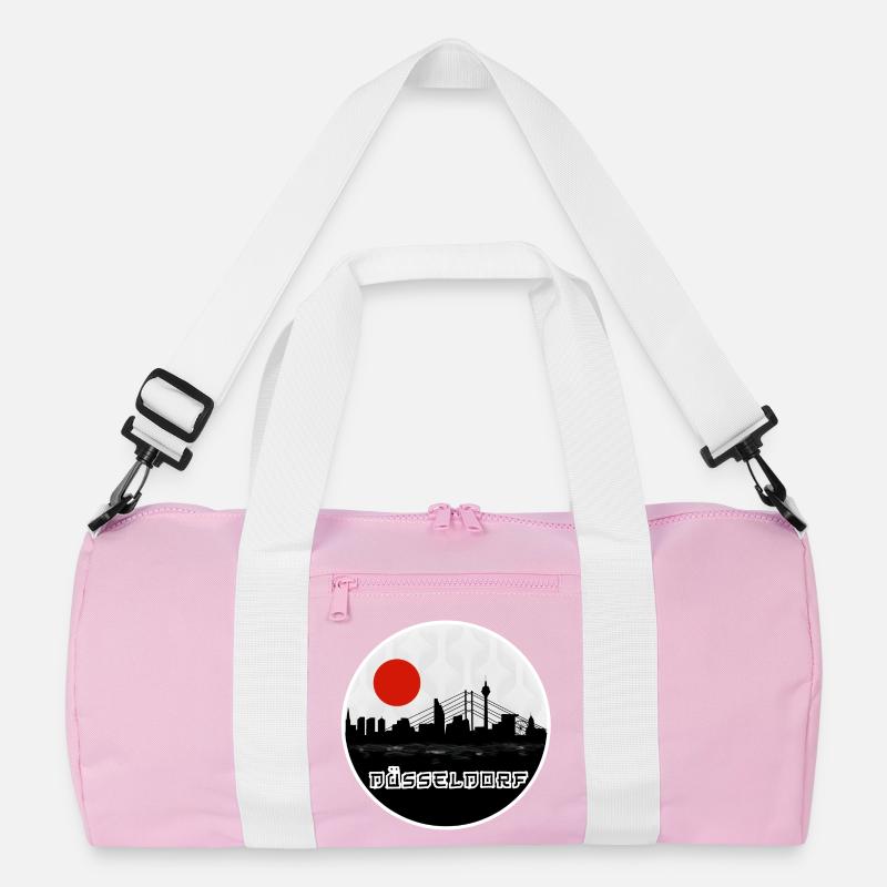 Düsseldorf Japan Skyline Recycelte Duffel Bag