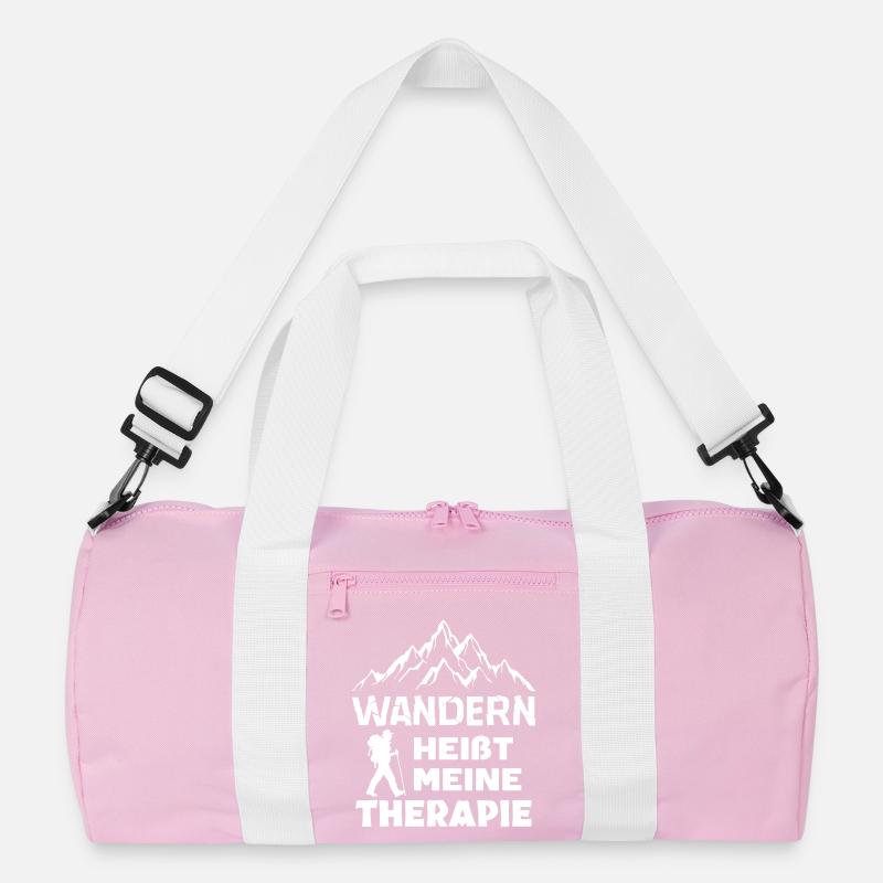 Wandern Bergsteigen Statement Wanderung Wanderer Recycelte Duffel Bag