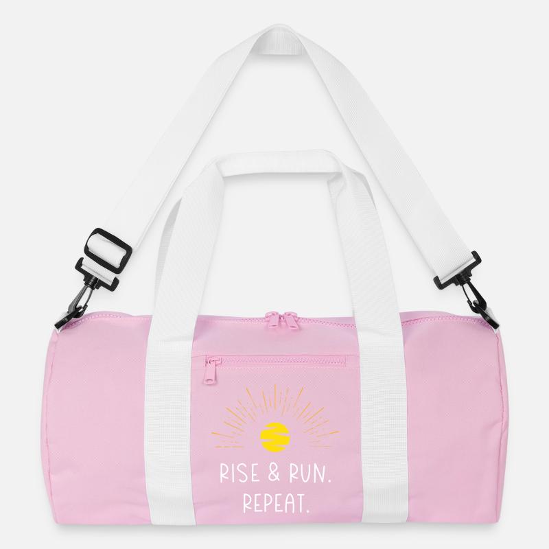 Levez-vous et courez. Répéter. Sac de sport recyclé