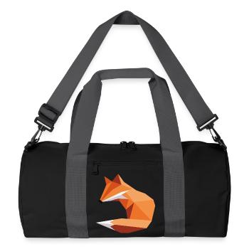 style fuchs ORGAMI - Sac de sport recyclé - noir/gris graphite - Devant