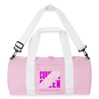 Corgipoo Queen - Recycled Duffel Bag - pink/white - Front