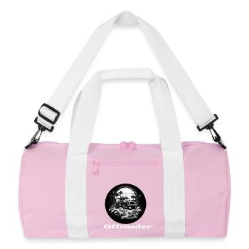 Offroader weiß - Recycelte Duffel Bag - Rosa/Weiß - Vorne