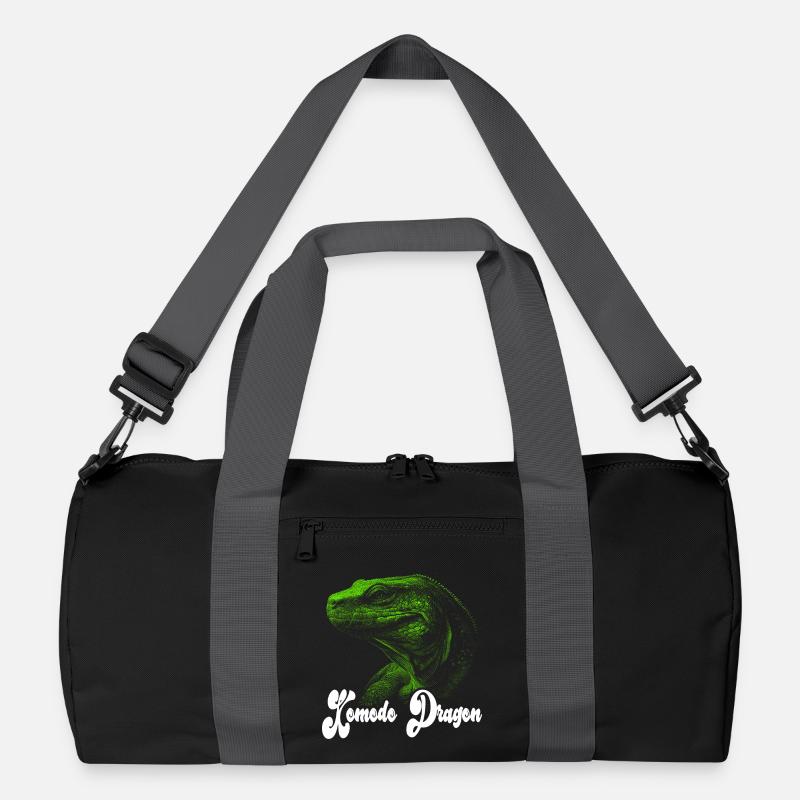 Komodo dragon design Recycled Duffel Bag