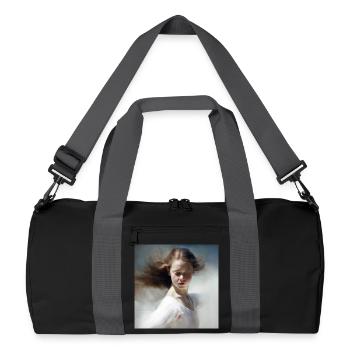 Women's Painting 01 - Recycled Duffel Bag - black/graphite grey - Front