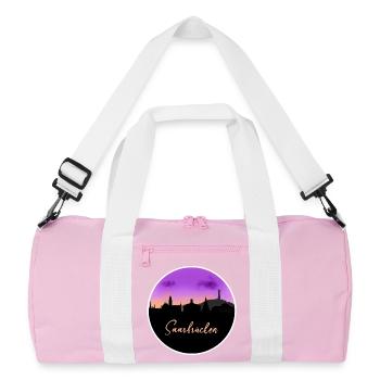 Saarbrücken Fineline Skyline - Sac de sport recyclé - rose/blanc - Devant
