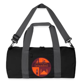 Landmarks of Istanbul - Recycled Duffel Bag - black/graphite grey - Front