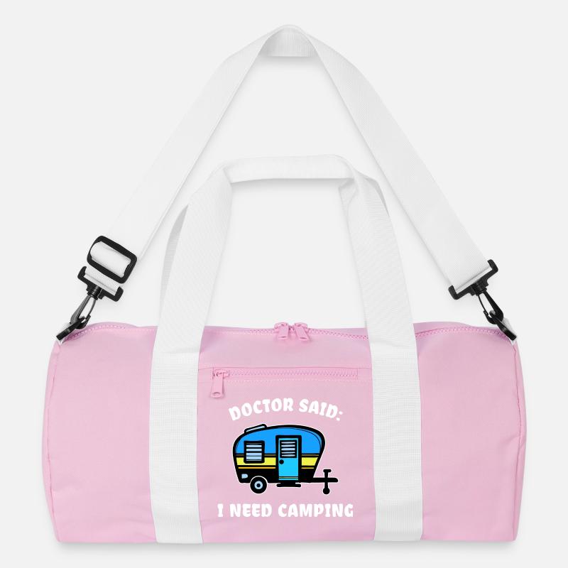 Holiday Statement Caravan Camping Hiker Recycled Duffel Bag