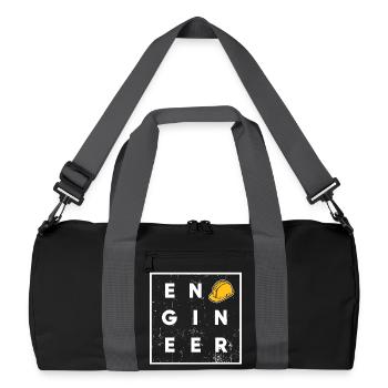 Travailleur Emploi Profession Carrière Travailleur de la construction Succès - Sac de sport recyclé - noir/gris graphite - Devant