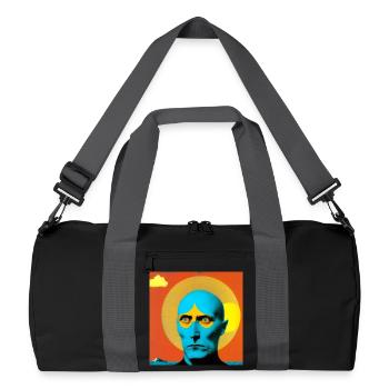 Surreal 08 - Recycled Duffel Bag - black/graphite grey - Front
