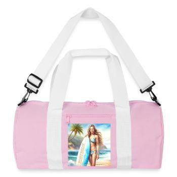 Fille Action Surf 2 - Sac de sport recyclé - rose/blanc - Devant