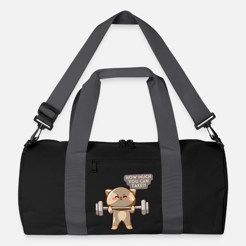 Cat Brave Trainingsmotivation Recycelte Duffel Bag