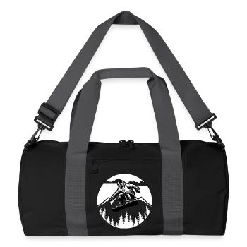 Next-Gen Snowboard Design für Performance & Style - Recycelte Duffel Bag - Schwarz/Graphitgrau - Vorne