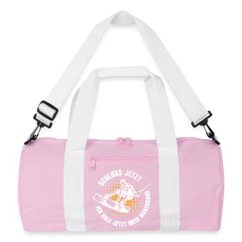 Stunt Wakeboard Planche de surf Kitesurfer Déclaration - Sac de sport recyclé - rose/blanc - Devant