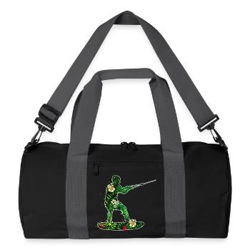 Surf, Sports nautiques, Wakeboard, Planche de surf, Ski nautique - Sac de sport recyclé - noir/gris graphite - Devant
