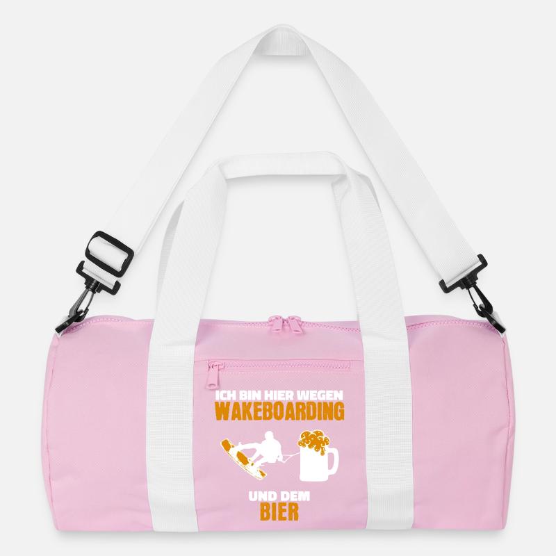 Kitesurfer Cool Saying Wakeboard Surfing Wave Recycled Duffel Bag