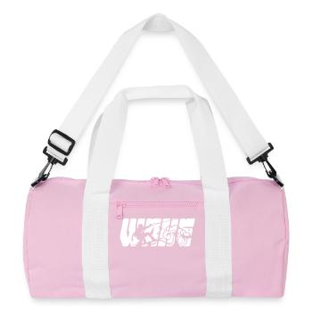Surf, cascade, wakeboard, kitesurf, ski nautique - Sac de sport recyclé - rose/blanc - Devant