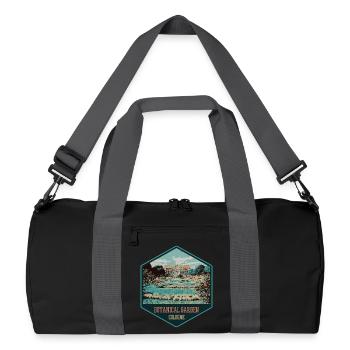 vue du jardin botanique de Cologne - Sac de sport recyclé - noir/gris graphite - Devant