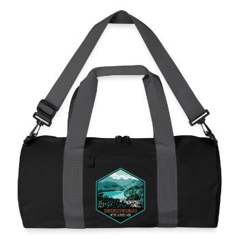 Hohenschwangau with Alpsee See - Recycled Duffel Bag - black/graphite grey - Front