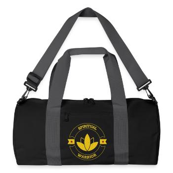Spiritual Warrior motivation - Sac de sport recyclé - noir/gris graphite - Devant