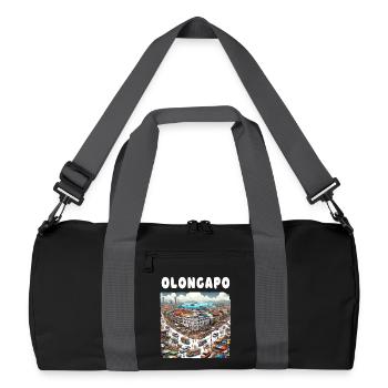 Olongapo City Philippines Vacation Travel - Recycled Duffel Bag - black/graphite grey - Front