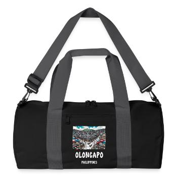 Olongapo City Philippines Southeast Asia - Recycled Duffel Bag - black/graphite grey - Front