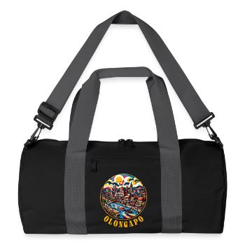 Olongapo City Philippines Filipina Pilipinas - Recycled Duffel Bag - black/graphite grey - Front