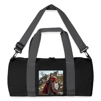 Viking Warrior - Recycled Duffel Bag - black/graphite grey - Front