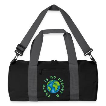 There Is No Planet B - Recycled Duffel Bag - black/graphite grey - Front