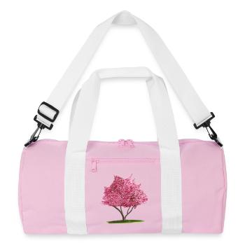 Cerisier Sakura Rose Arbre Floral - Sac de sport recyclé - rose/blanc - Devant