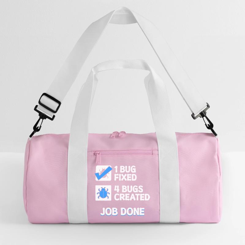 Bugfixing Developer Bugs Code Statement Informatik Recycelte Duffel Bag