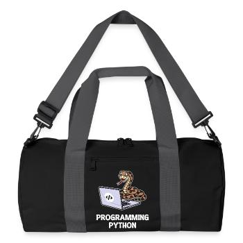 Scripting Programmer Computer Debug Developer - Recycled Duffel Bag - black/graphite grey - Front