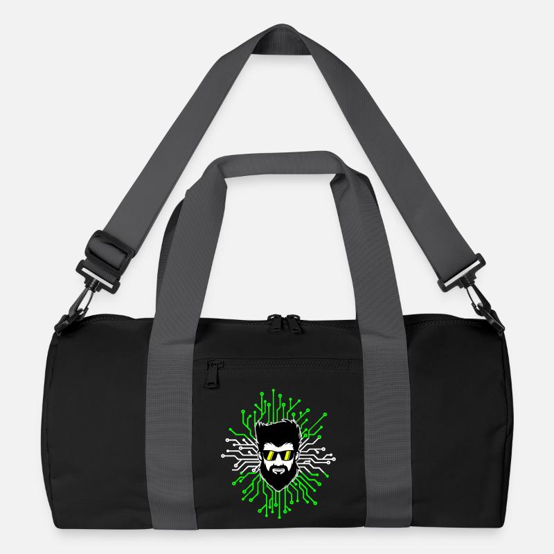 Computerfreak Developer Open Source Code Skripting Recycelte Duffel Bag
