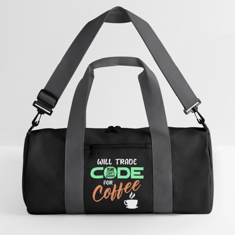 Programmierer Developer Code Statement Computer Recycelte Duffel Bag