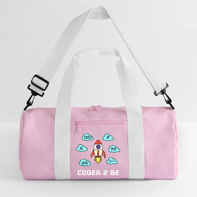 Developer Statement Css Php Java C++ Programmer Recycled Duffel Bag