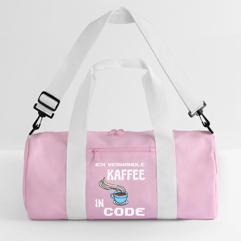 Developer Computergeek Statement Coding Scripting Recycled Duffel Bag