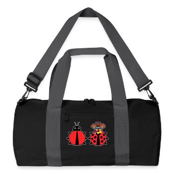 Bugs Bugfixing Debug Developer Computergeek - Recycled Duffel Bag - black/graphite grey - Front